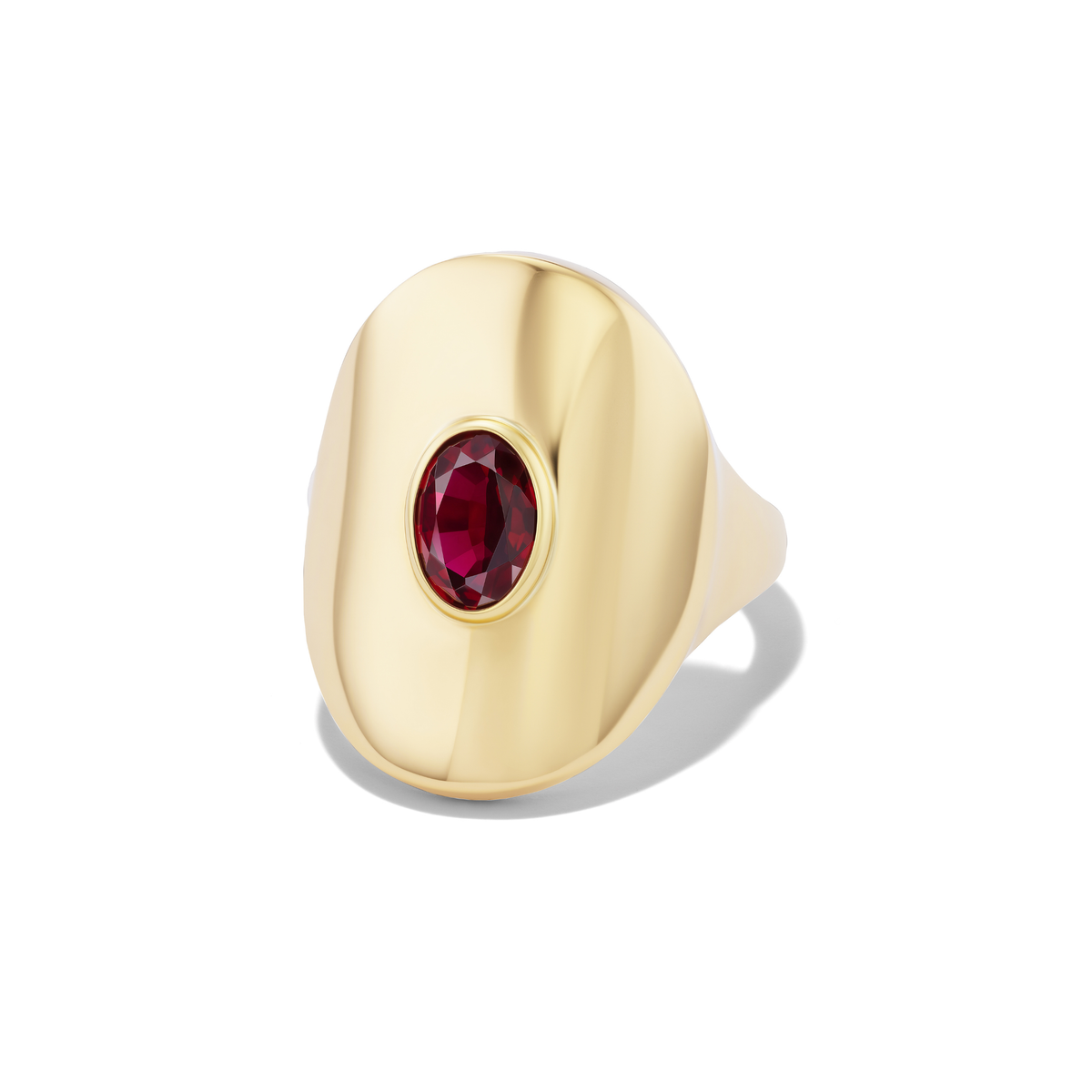 Bezel Set Ruby Ring