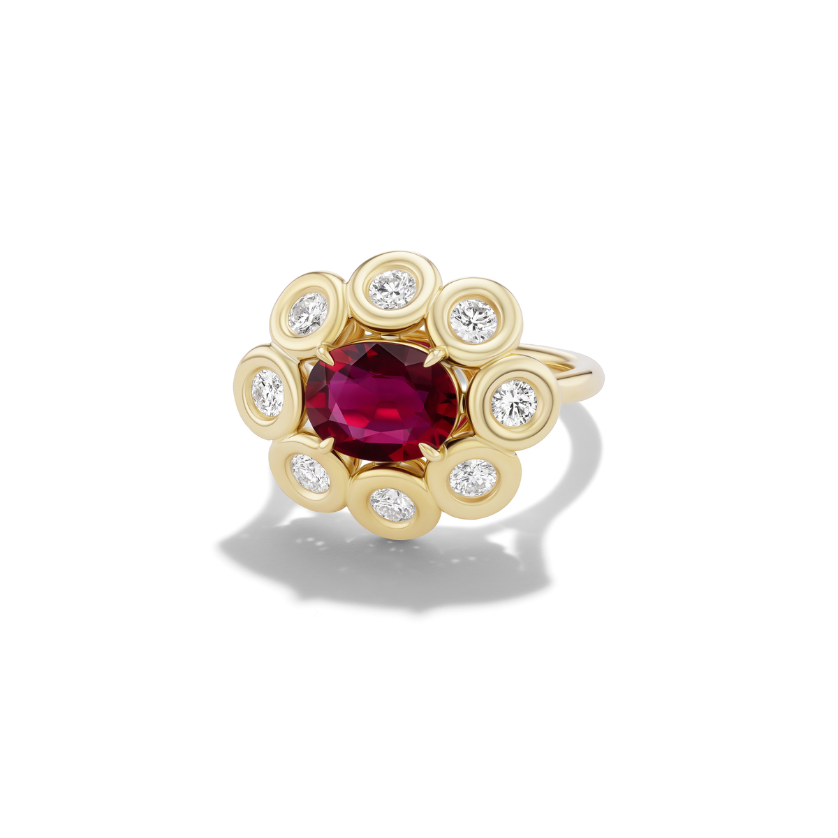 Ruby Bubble Ring